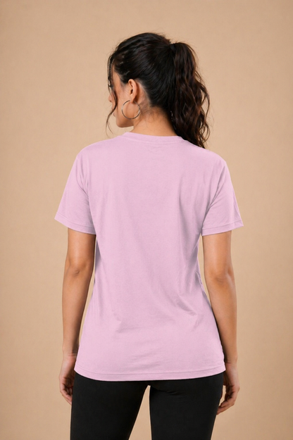 Butterfly Floral Quote Oversized Cotton T-Shirt
